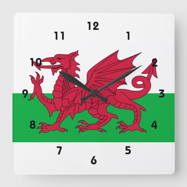 wales fyrkantig klocka (Framsida)