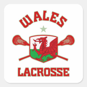 Wales Fyrkantigt Klistermärke