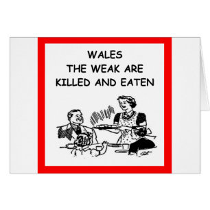WALES HÄLSNINGSKORT