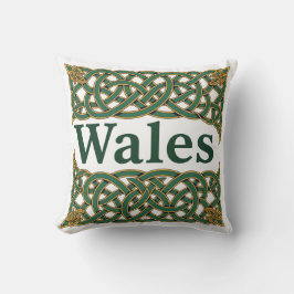 Wales Heraldic Celtic Knotwork Kudde