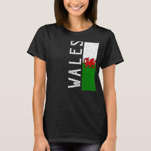 Wales Heritage Pride Land Support Welsh Flagga T Shirt