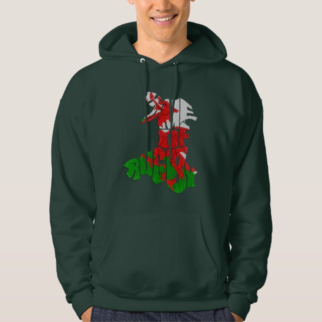 Wales Home of Rugby Karta Munkjacka (Framsida)
