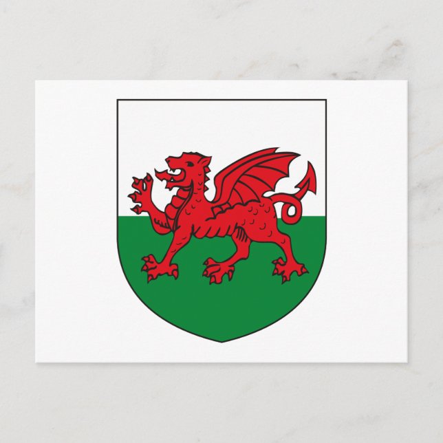 Wales Jackar Arm Postcard Vykort (Framsida)