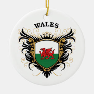 Wales Julgransprydnad Keramik