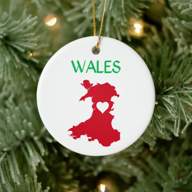 Wales Julgransprydnad Keramik (Träd)