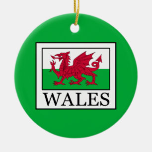 Wales Julgransprydnad Keramik