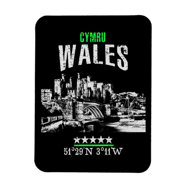 Wales Magnet (Vertikal)