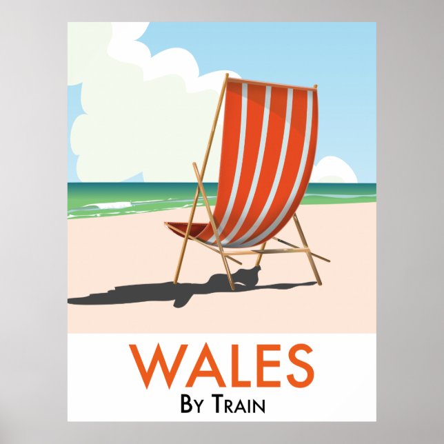 Wales Med tåg Poster (Framsidan)