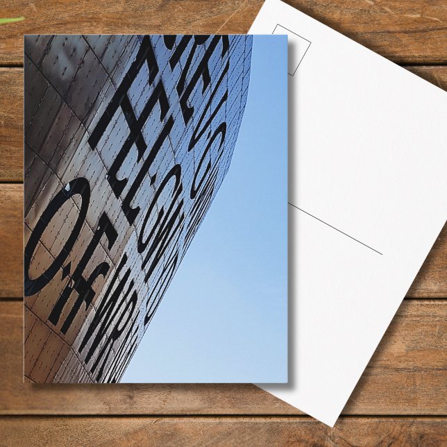 Wales Millennium Center, Cardiff Bay Postcard Vykort (Skapare uppladdad)