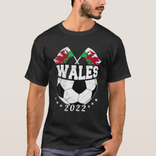 Wales Occer Ball Welsh Team För manar T Shirt