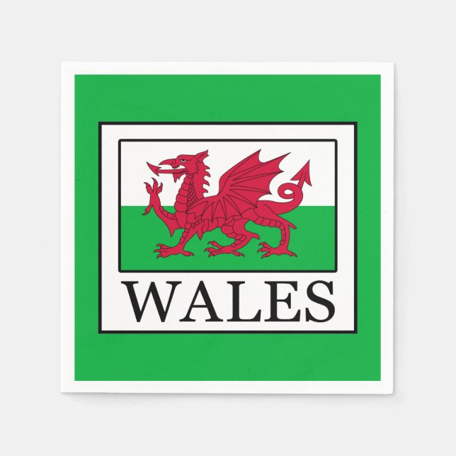 Wales Pappersservett (Framsidan)