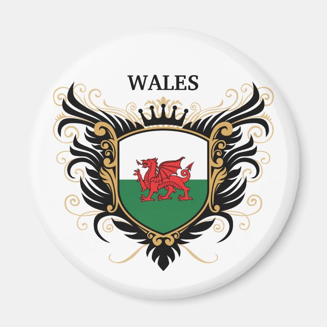 Wales [personalize] magnet (Framsidan)