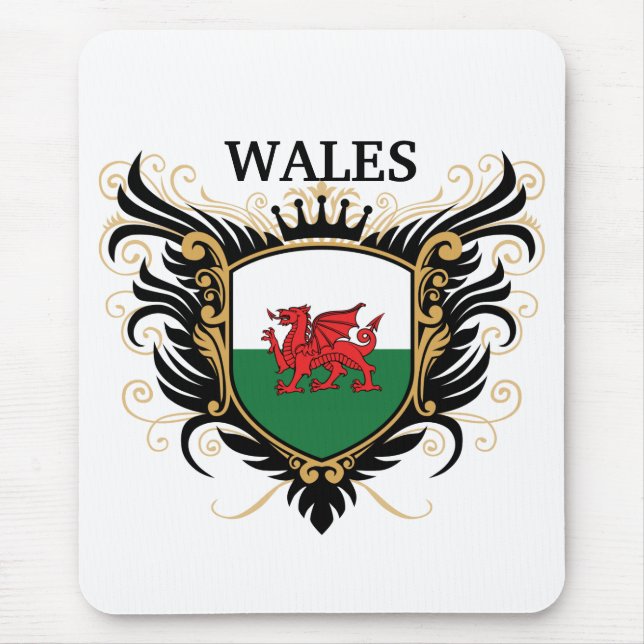 Wales [personifiera], musmatta (Framsidan)
