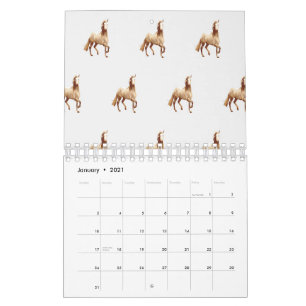 Wales Pony och Cob Häst Akvarell Kalender