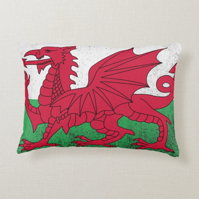 Wales Prydnadskudde (Baksidan)