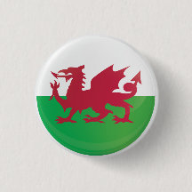 Wales Round Icon Flagga