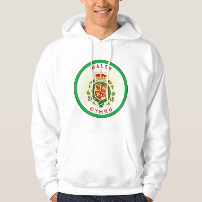 Wales-Royalets spårcirkelform Hoodie (Framsida)