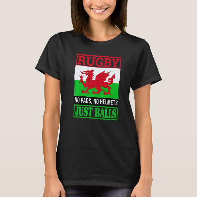 Wales Rugby T Shirt (Framsida)
