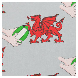 Wales Rugby Team Dragon With Rugby Boll Tyg
