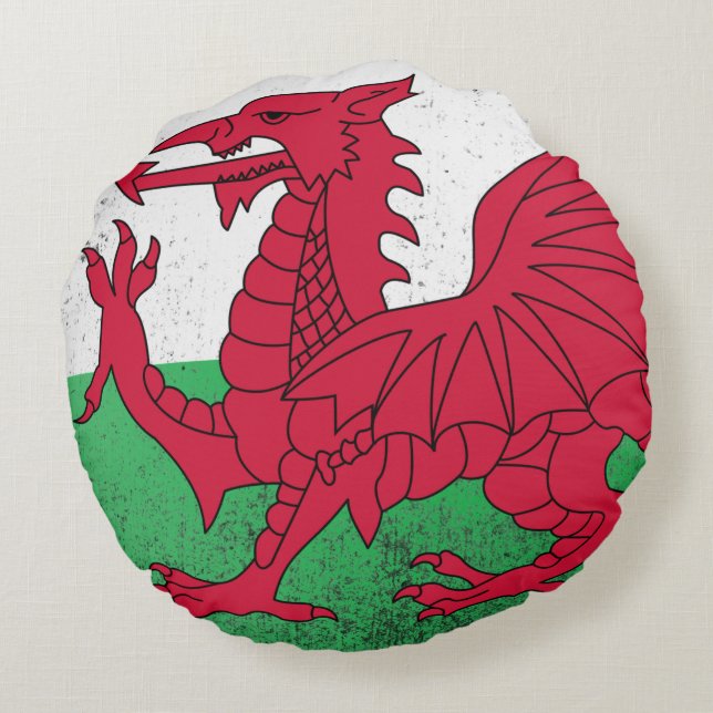 Wales Rund Kudde (Baksidan)