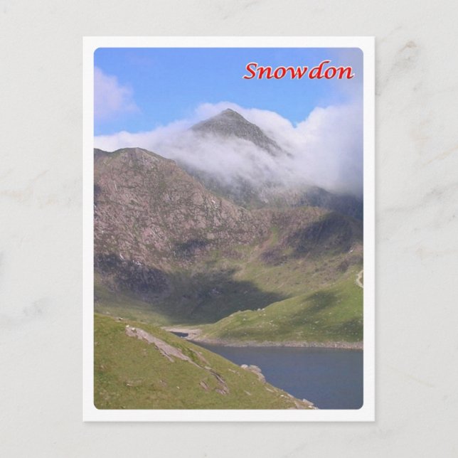 Wales - Snowdon - Vykort (Framsida)