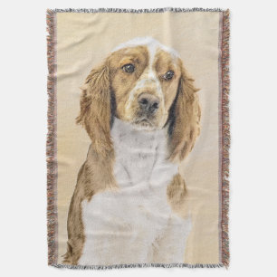 Wales Springer Spaniel-målning - Original konst me Filt