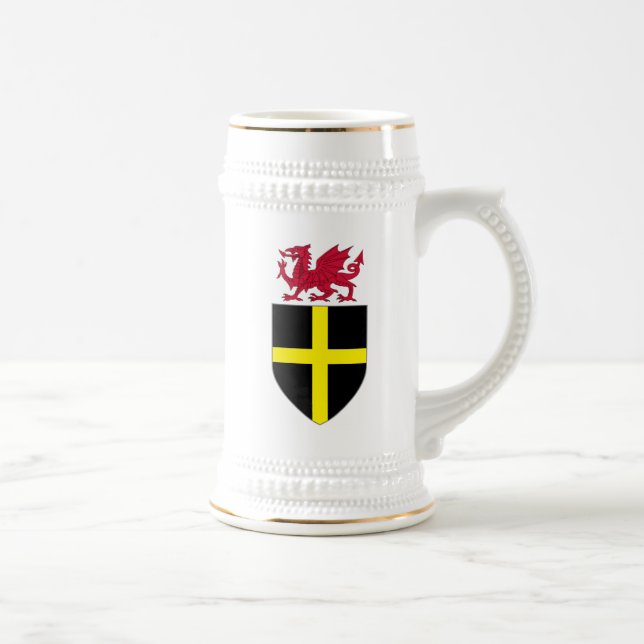 Wales Stein - draken över St David skyddar Sejdel (Höger)