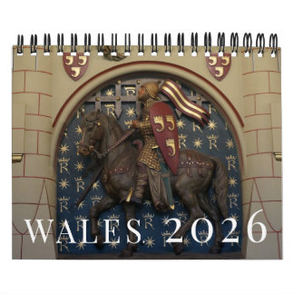 Wales, Storbritannien Kalender 2026