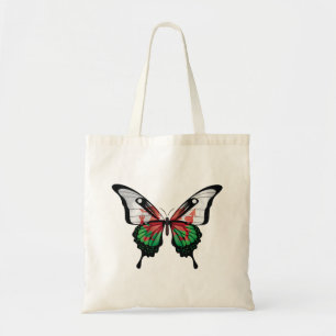 Wales Swallowtail Butterfly Flagga Sticker Tygkasse