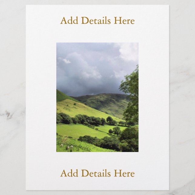 WALES SYNPUNKTER REKLAMBLAD (Framsidan)