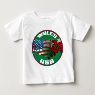 Wales USA Vänskap Tee