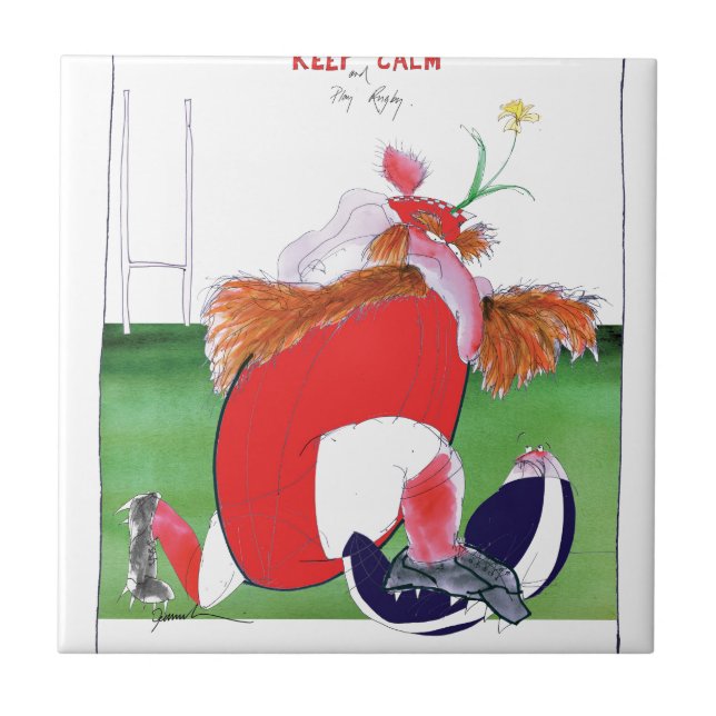 wales v scotland klumpa ihop sig - från tony kakelplatta (Framsidan)