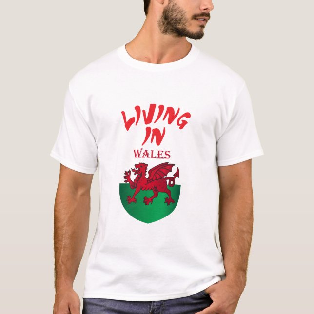 Wales vapen t shirt (Framsida)