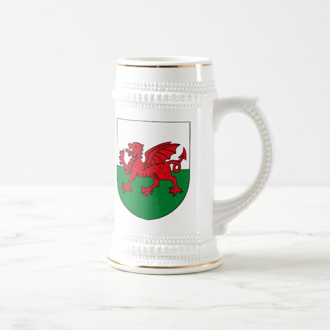 Wales vapensköldmugg sejdel (Höger)