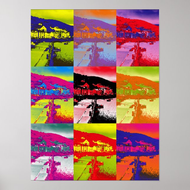 WALES VILLAGES POSTER (Framsidan)