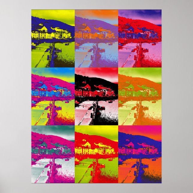 WALES VILLAGES POSTER (Framsidan)