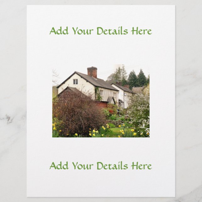 WALES VILLAGES REKLAMBLAD (Framsidan)