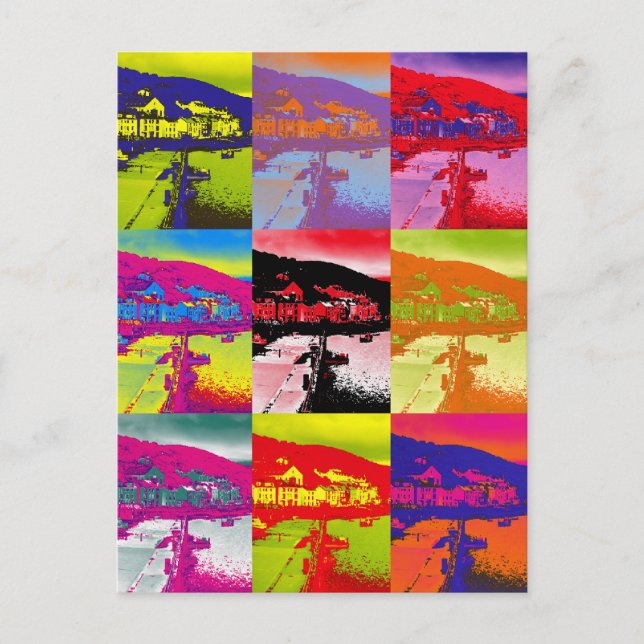 WALES VILLAGES VYKORT (Framsida)