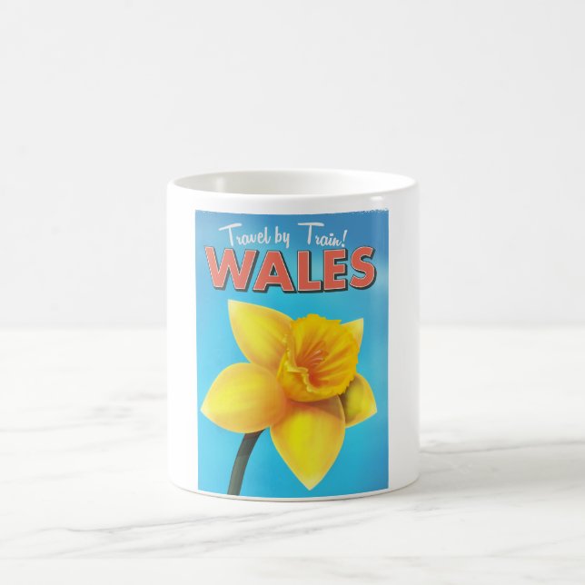 Wales vintage resemål kaffemugg (Center)
