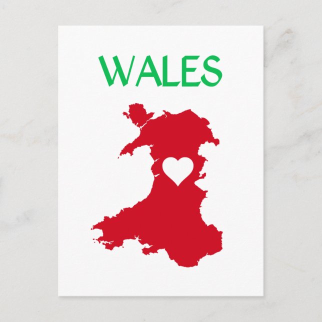 Wales Vykort (Framsida)