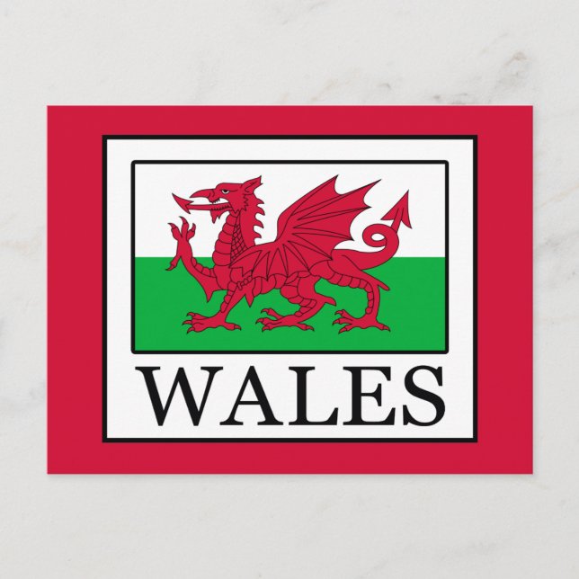 Wales Vykort (Framsida)