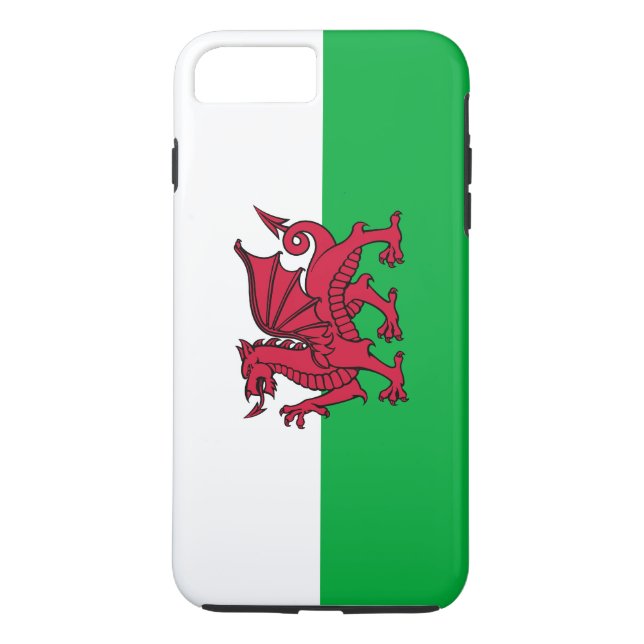Wales walesisk drakeflagga Case-Mate iPhone skal (Baksida)