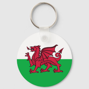 Wales - walesisk flagga nyckelring