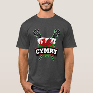 Wales walesisk Lacrosse T-shirt