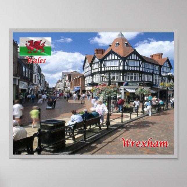 Wales - Wrexham - Poster (Framsidan)