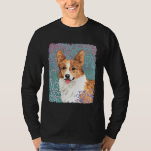 Walesisk Corgi för elegant Pembroke Tee Shirt