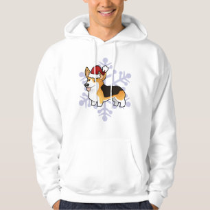 Walesisk Corgi för julPembroke Hoodie