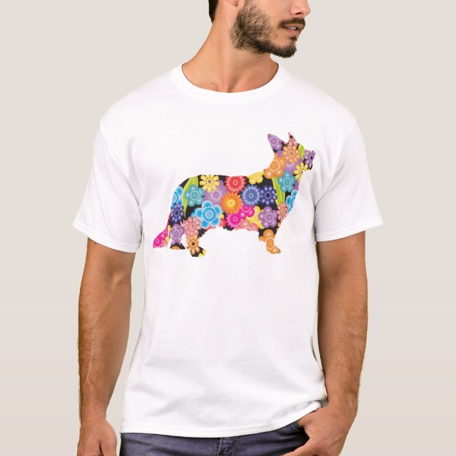 Walesisk Corgi för kofta Tee Shirt (Framsida)