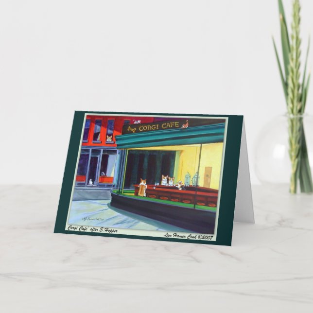 Walesisk Corgi för Pembroke Kort (Framsida)