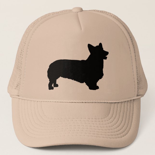 Walesisk Corgi för Pembroke (svarten) Keps (Framsida)